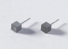 Concrete Earrings - cube
