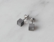 Concrete Earrings - cube