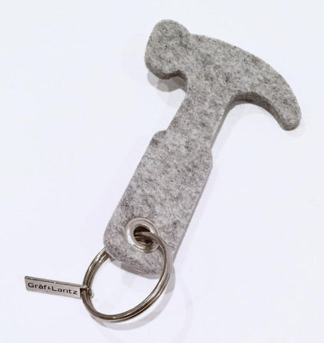 Felt Hammer Key Chain